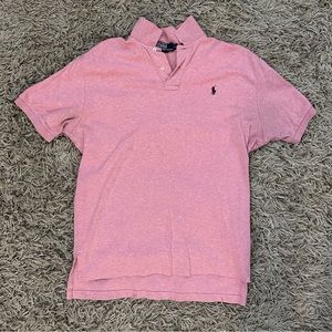 Ralph Lauren Men’s Pink Short Sleeve Polo - Large